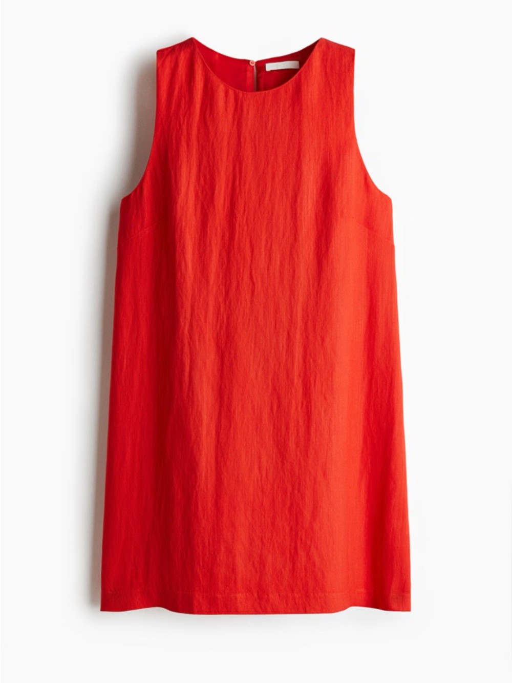 H&M Bright Red Sleeveless Shift Dress